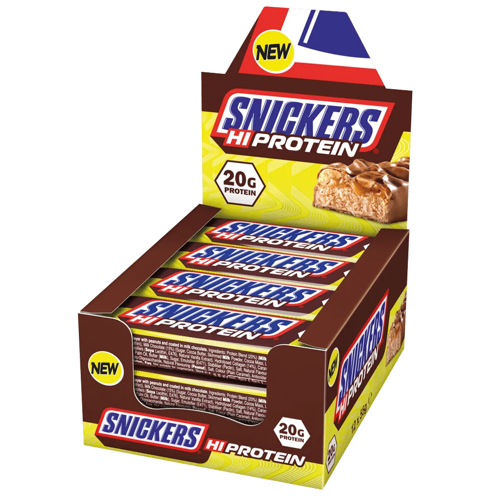Snickers Hi-Protein Bar - 10x55g.
