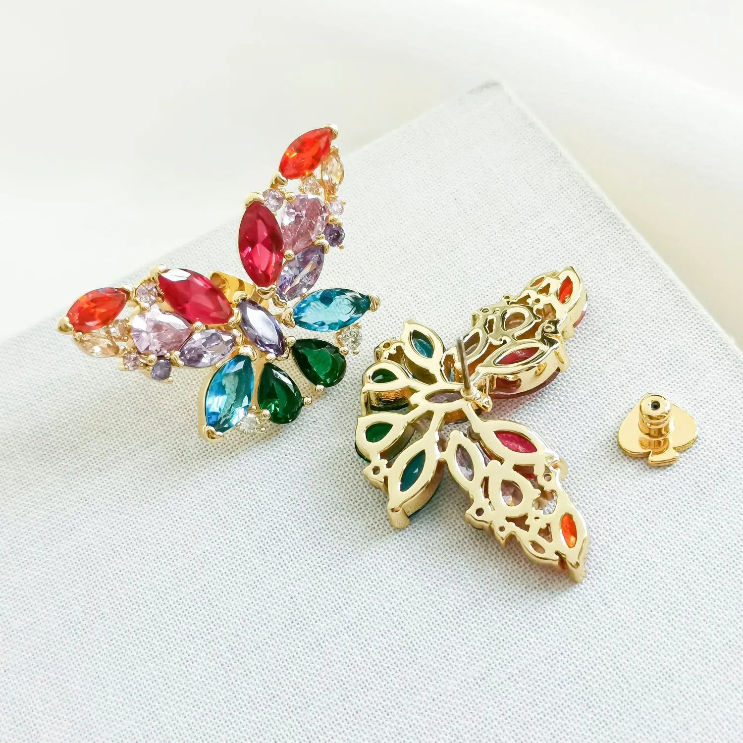 Social Butterfly Statement Stud Earrings