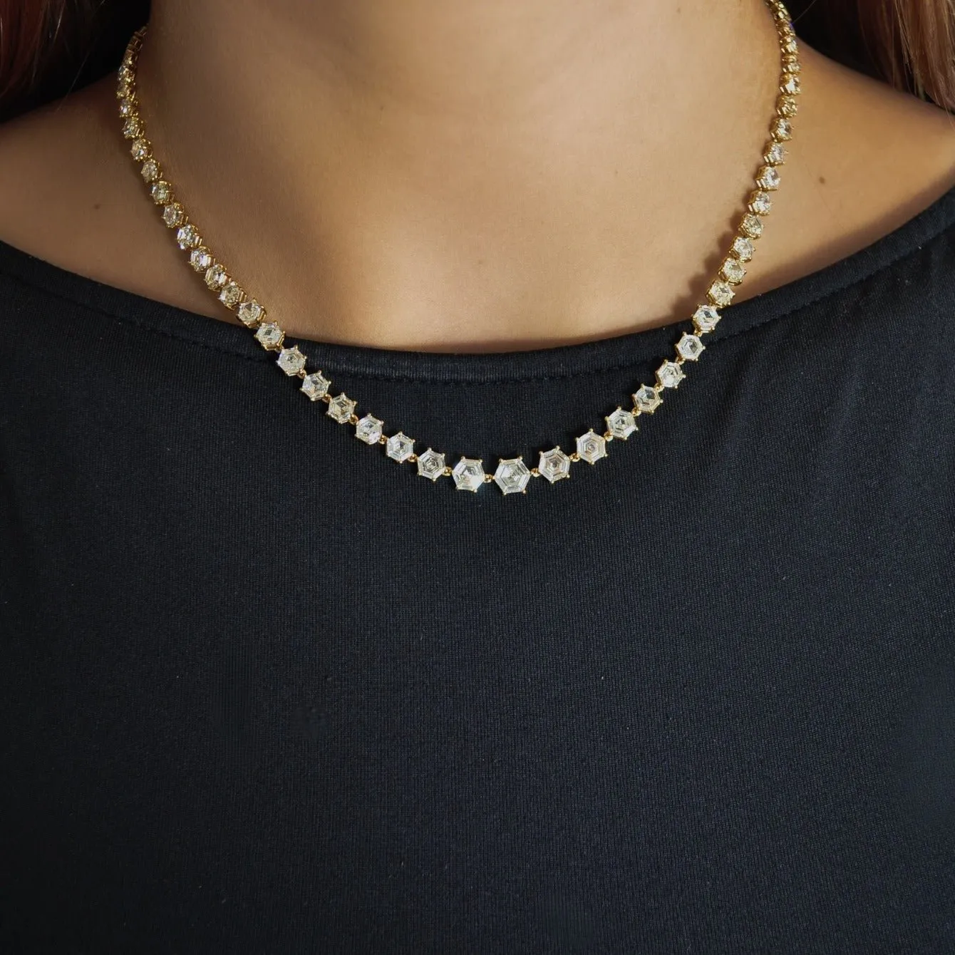 Solaria Diamond Statement Necklace