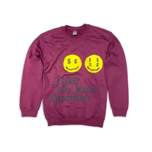 Soled Out Crewneck Sweater "EXPENSIVE" Size L