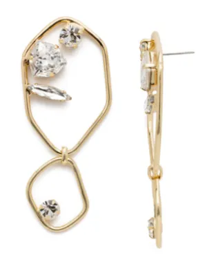 Sorrelli Finley Statement Earrings - Crystal
