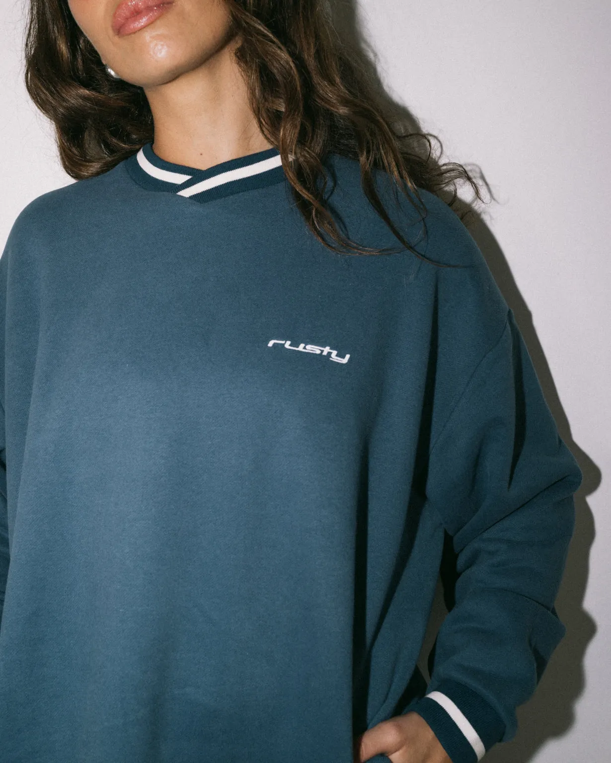 South Oversized Crew Fleece
