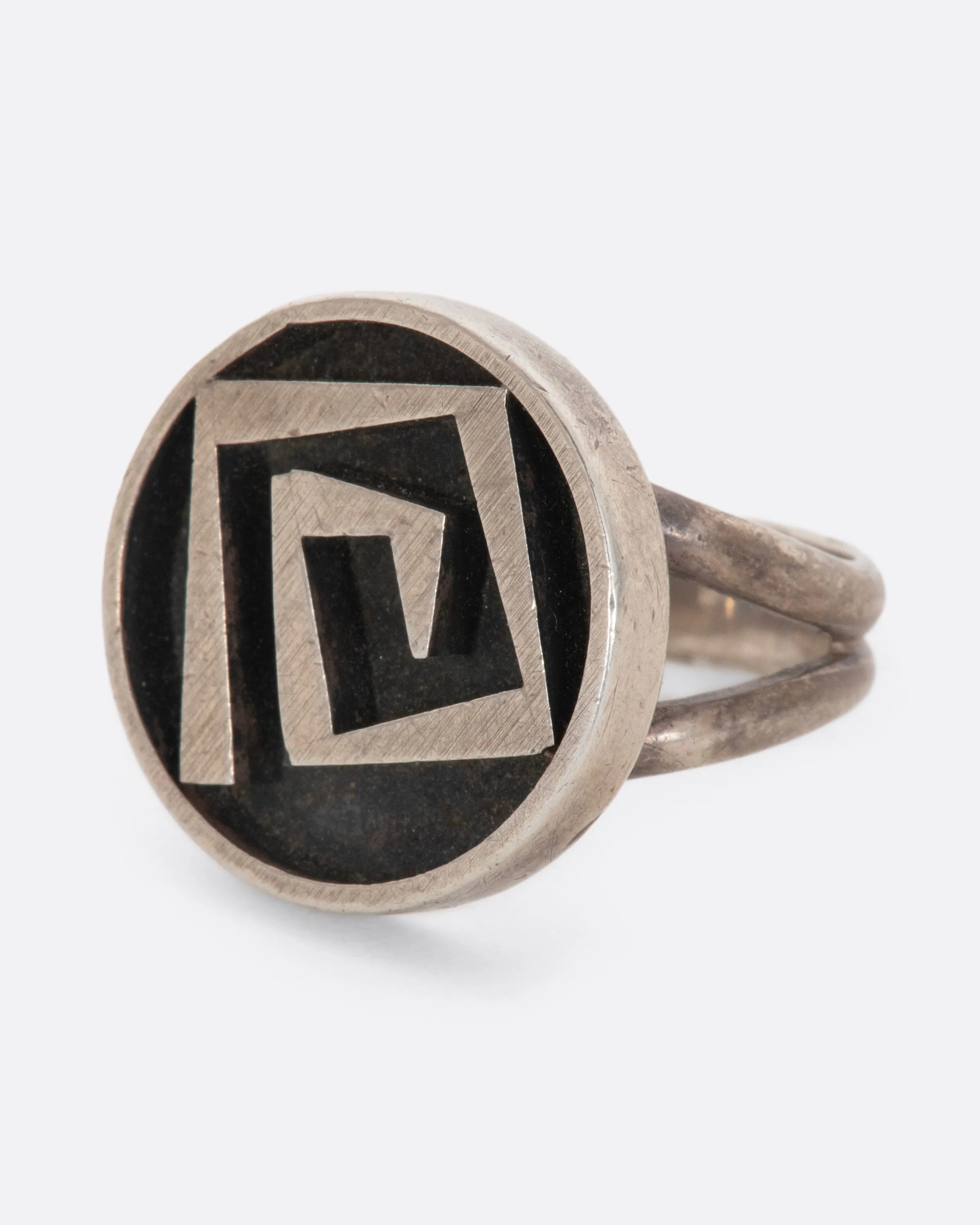 Spiral Signet Ring