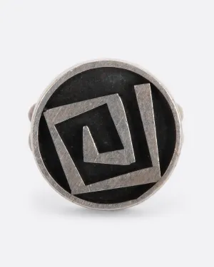 Spiral Signet Ring