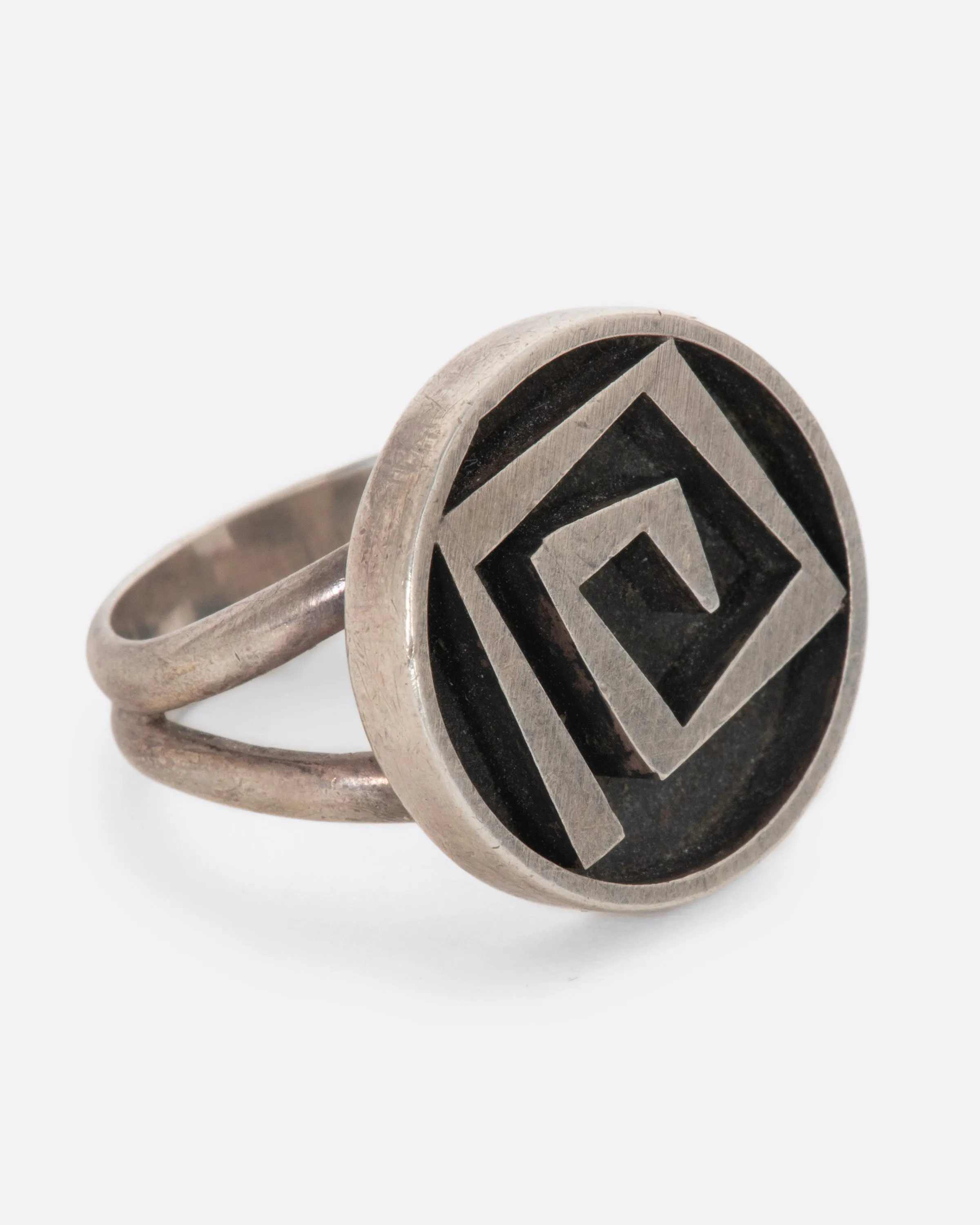 Spiral Signet Ring