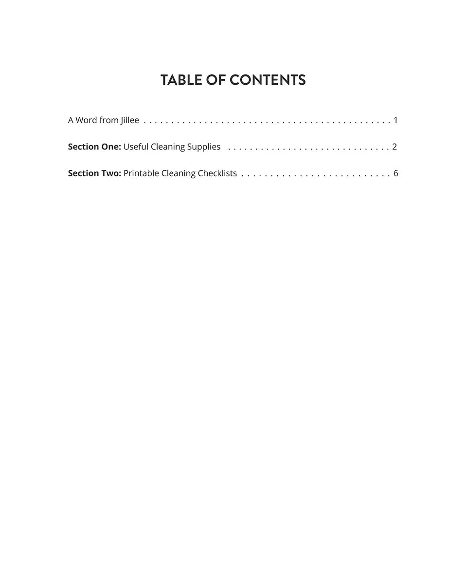 Spring Into Clean eBook