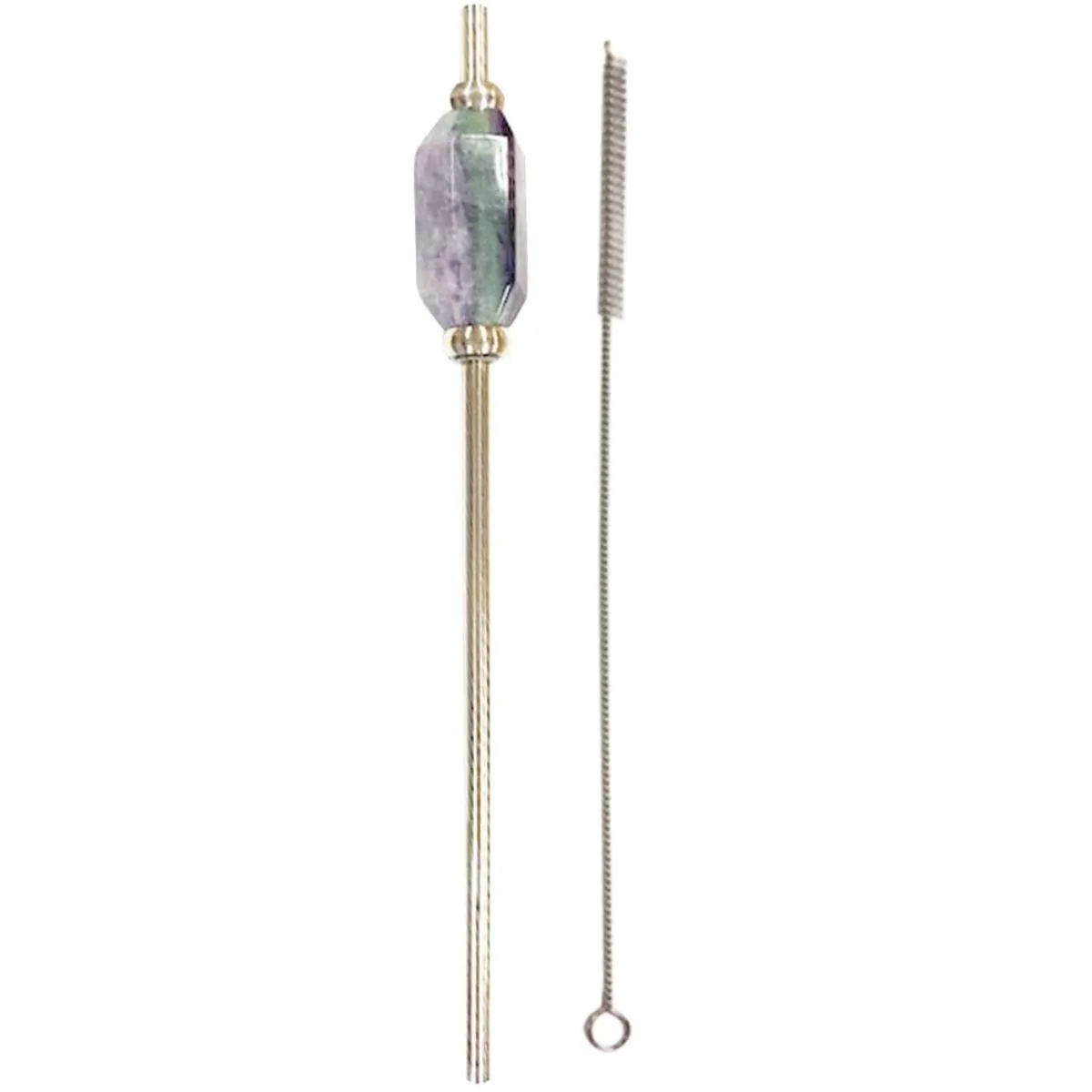 Stainless Steel Straw- Fluorite