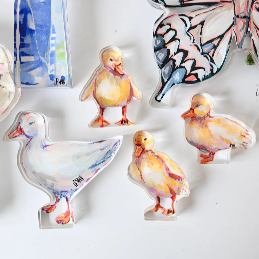 Standing Duckling Acrylic Block