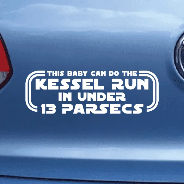 Star Wars | CarGeek Bumper Sticker | Kessel Run