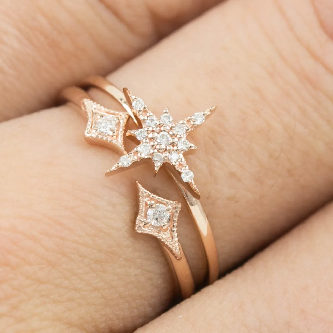 Starburst Diamond Ring