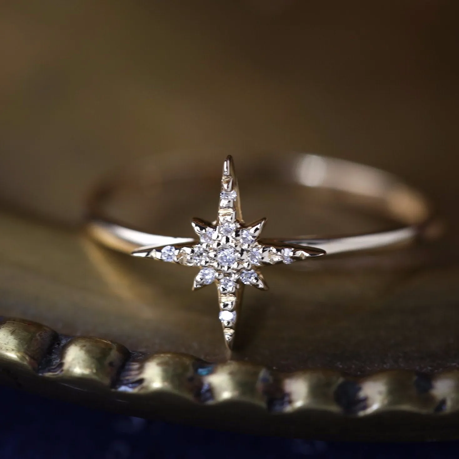 Starburst Diamond Ring