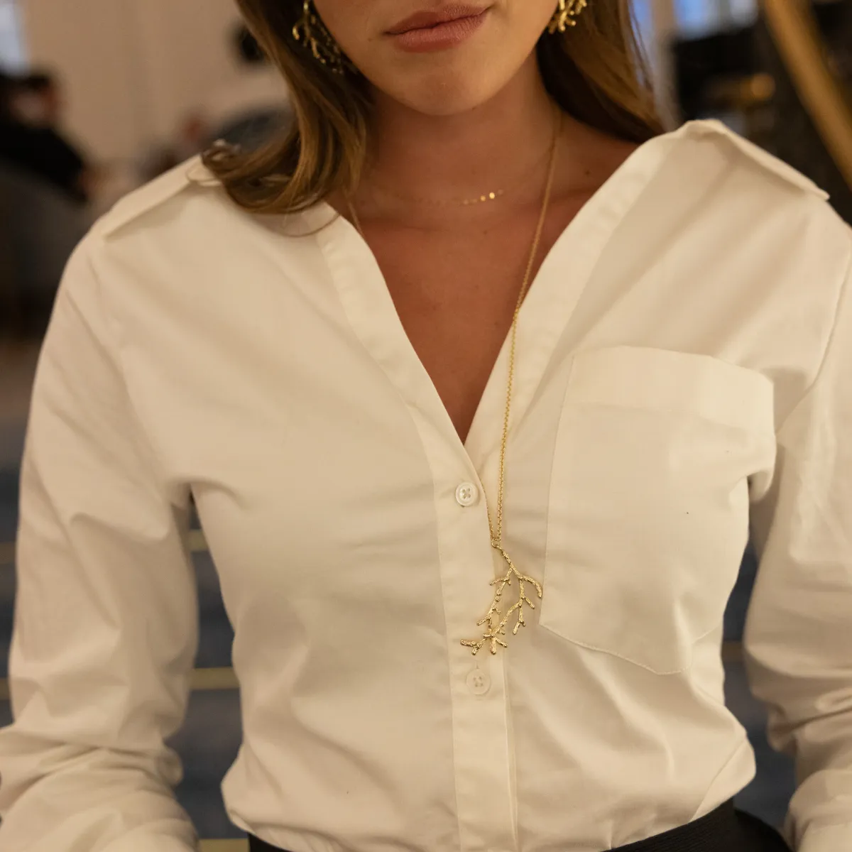 Statement Branch Necklace