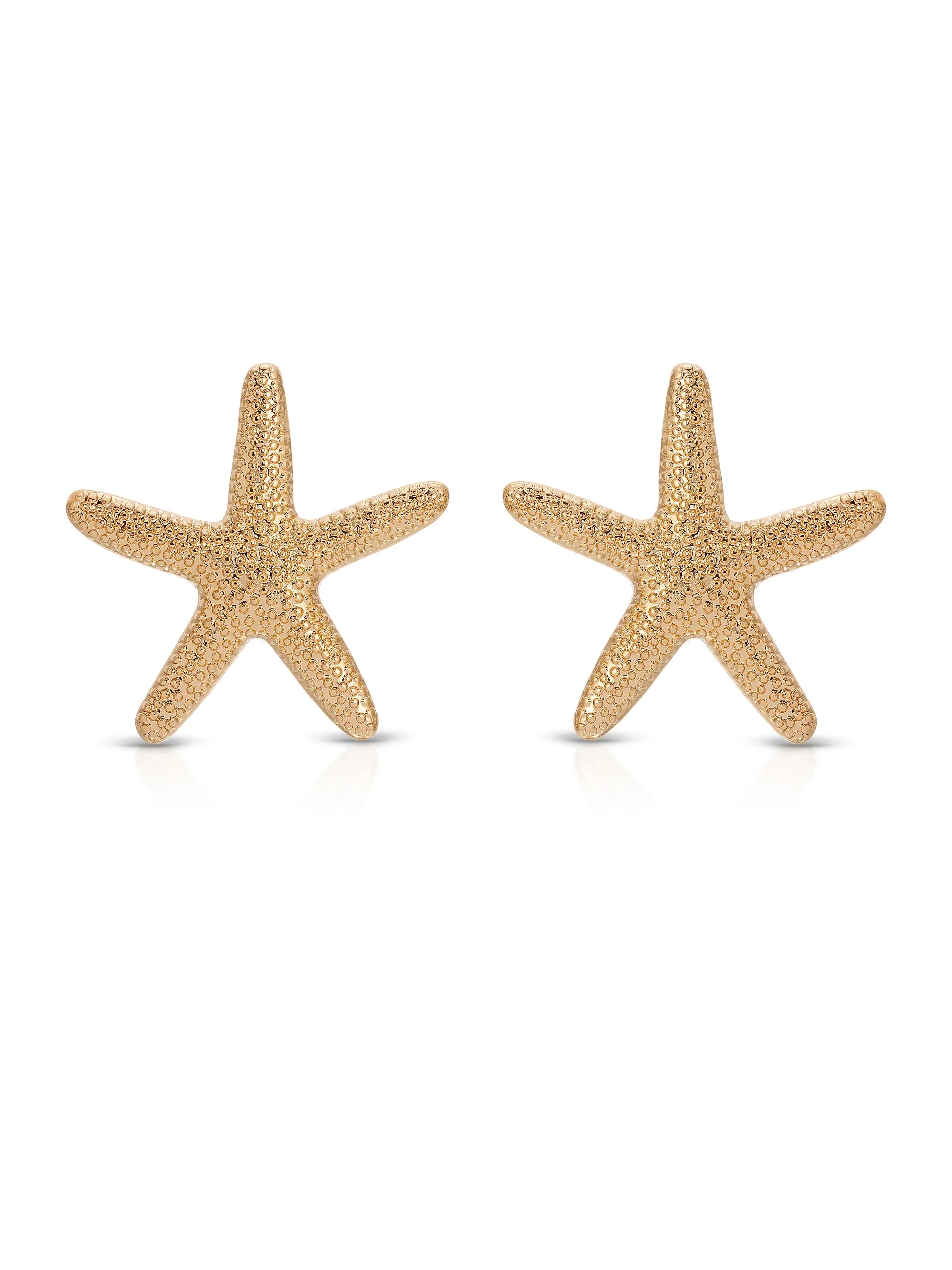 Statement Starfish Stud Earrings