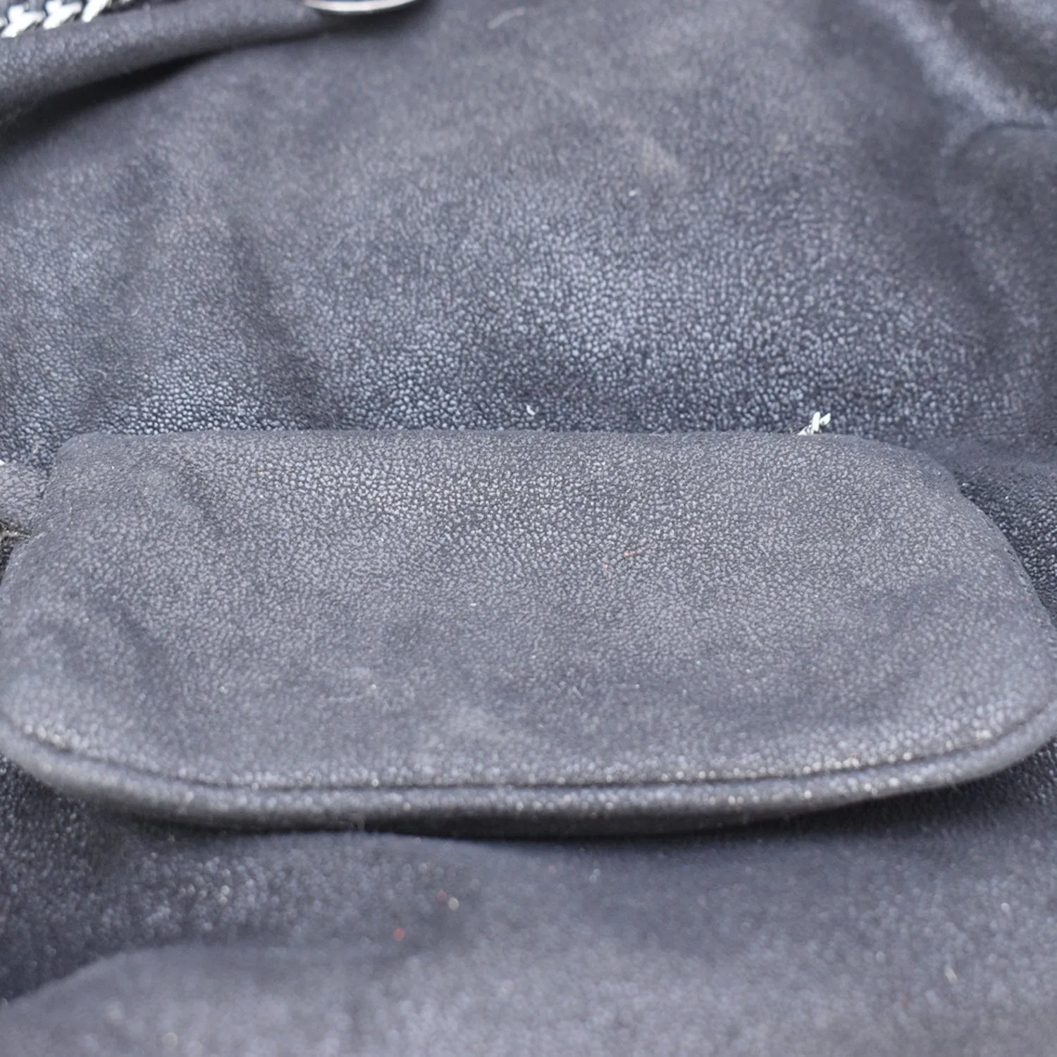 STELLA MCCARTNEY Falabella Large Faux Leather Chain Shoulder Bag Black - 15% Off