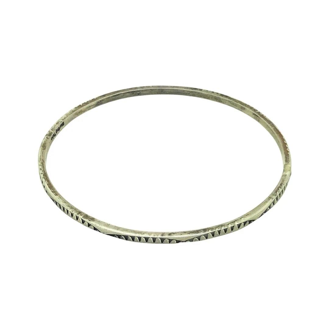 Sterling Wave Bangle