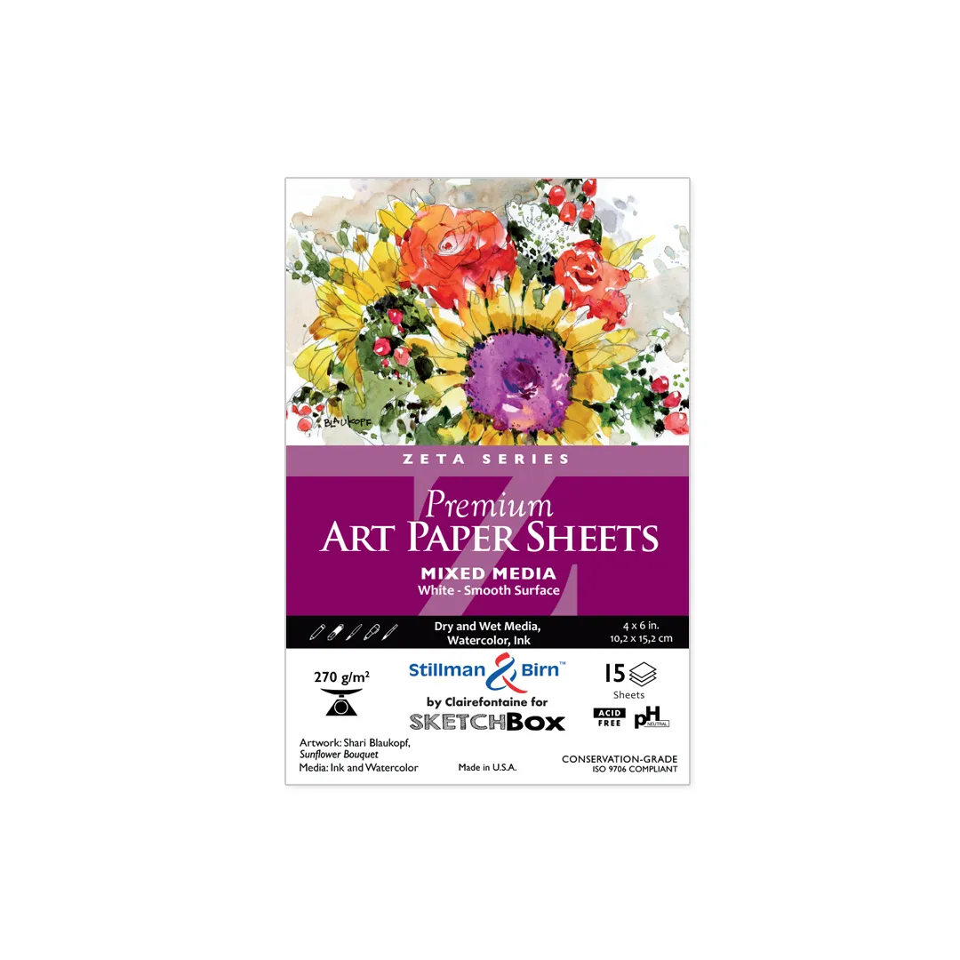 Stillman & Birn Zeta Mixed Media Paper--White