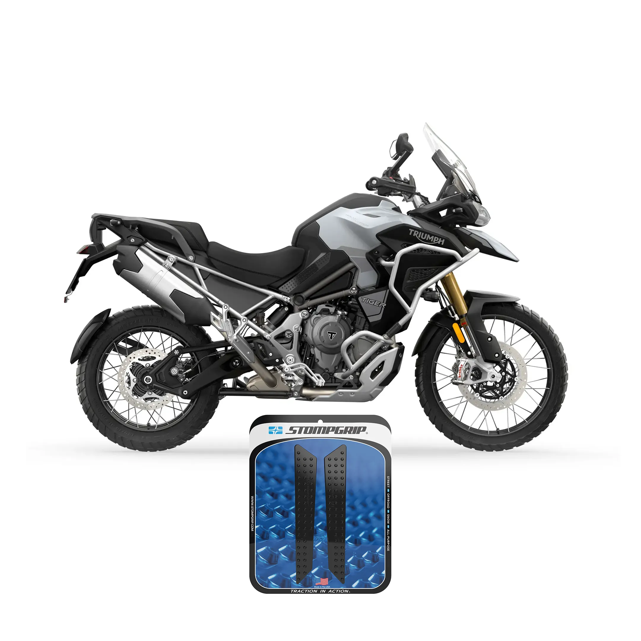 Stompgrip - Triumph Tiger 1200 Rally Explorer 22-25 1200 Tank Grips (0208)