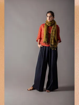 SUKETDHIR   I   SD Patang Top | Silk Ikat | Red
