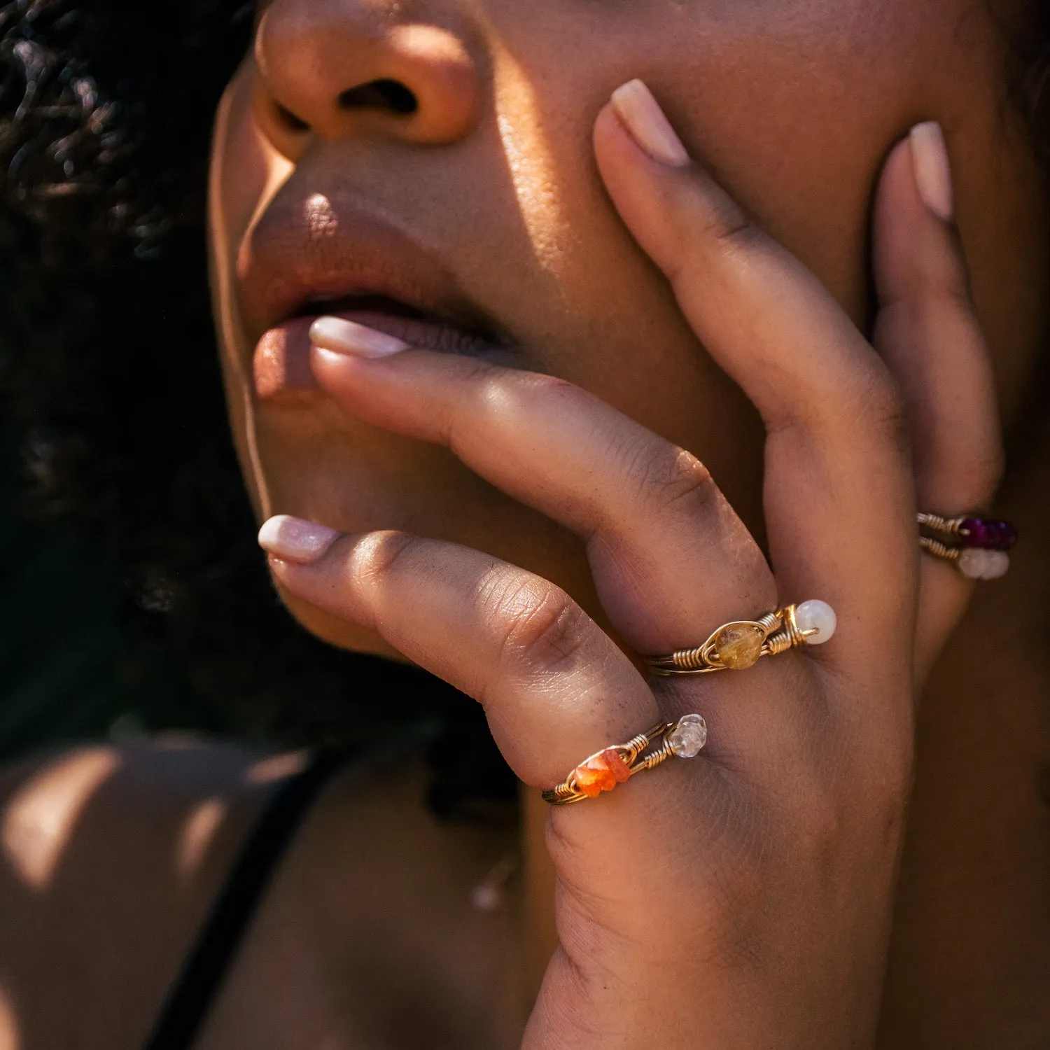 Sunstone Statement Ring