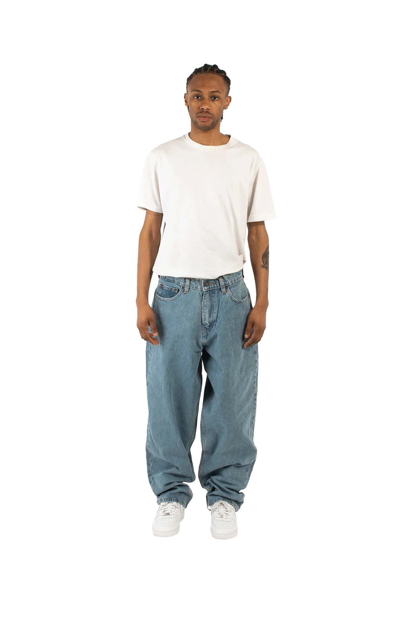 Super Baggy Simple Rinse Denim