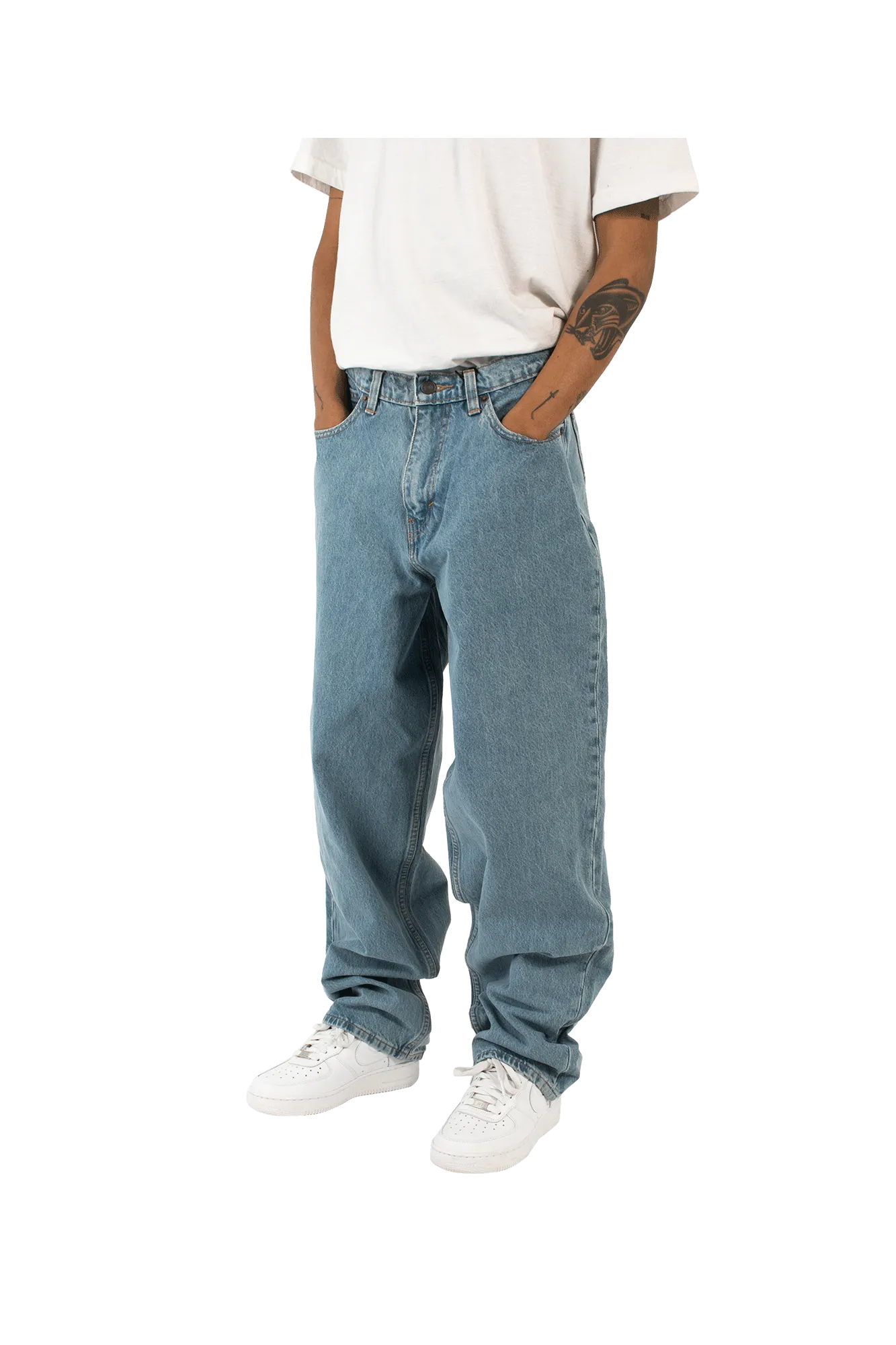 Super Baggy Simple Rinse Denim