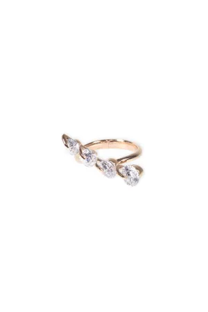 Swan tail ring