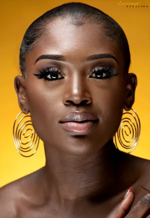 SWIRL HOOP EARRINGS