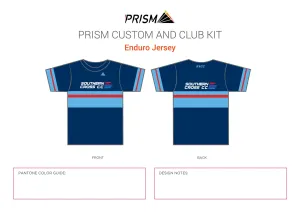 SXCC Grand Tour Navy Enduro Jersey Men's Short Sleeve