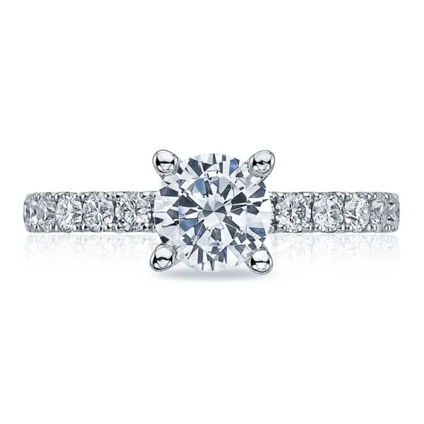Tacori Prong-Set Round Brilliant Diamond Engagement Ring