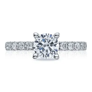 Tacori Prong-Set Round Brilliant Diamond Engagement Ring