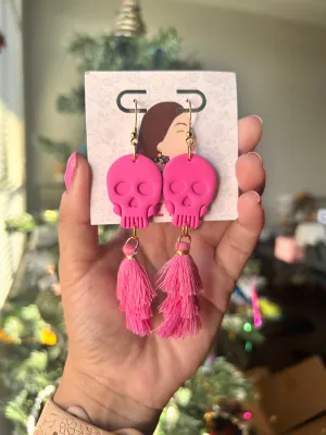 Tassel Skulls - pink