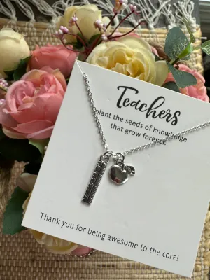 Teacher necklaces