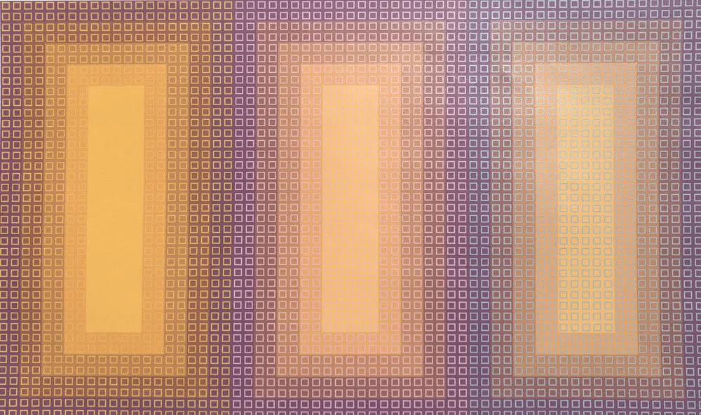 Tempo of Three, 1981 by Julian Stanczak
