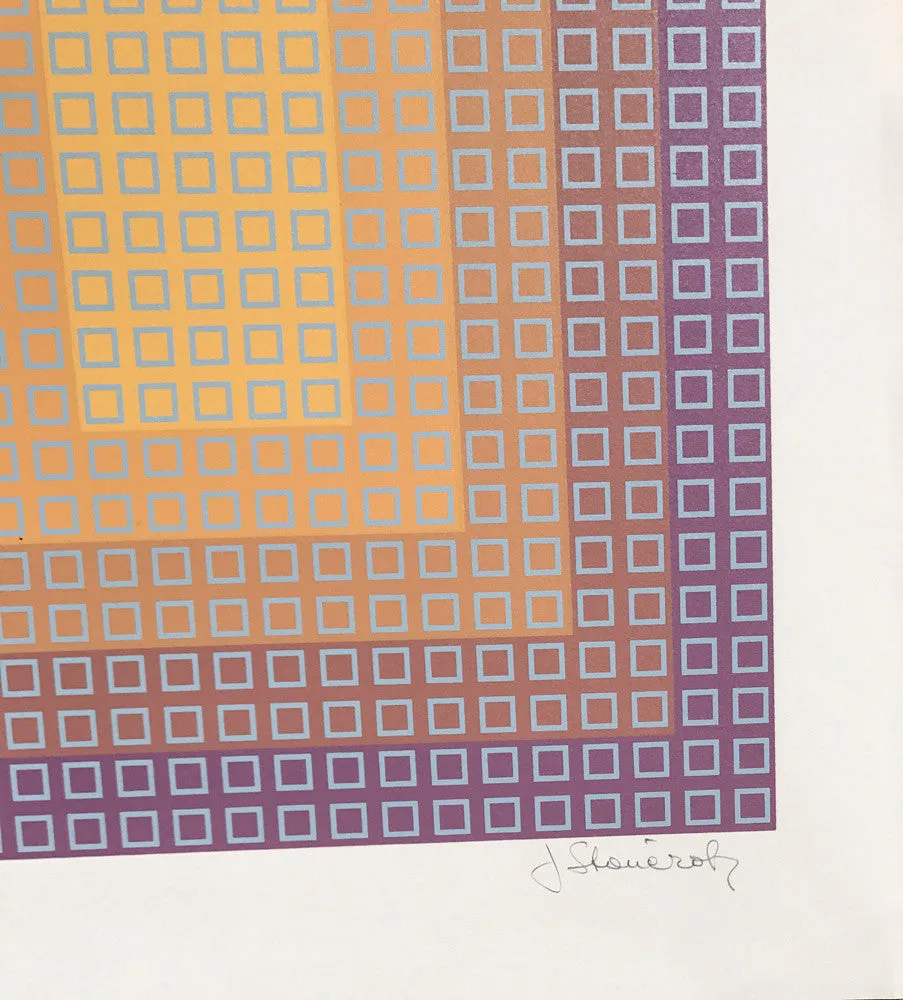 Tempo of Three, 1981 by Julian Stanczak