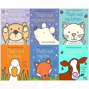 Thats not my touchy feely series 7 and 8 : 6 books collection (teddy, polar bear, kitten, duck, fox, cow)