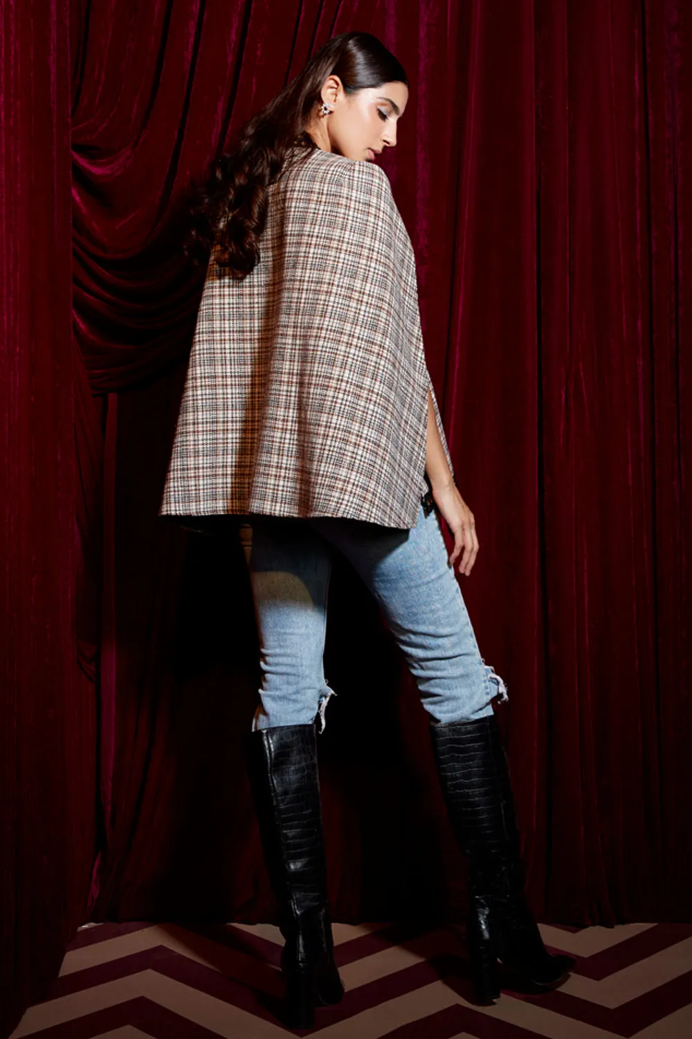 The Beige Statement Cape