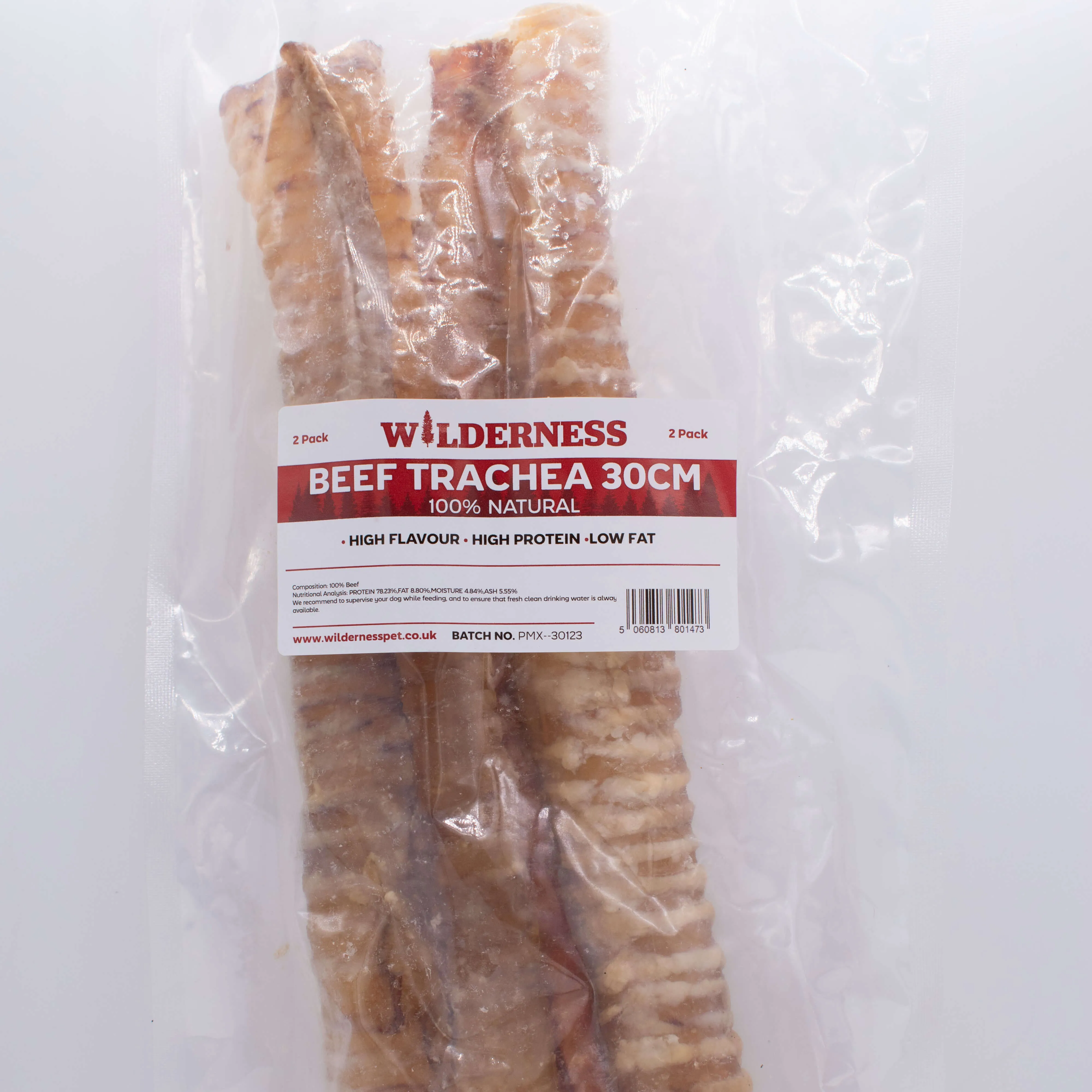 The Hunters Club Beef Trachea 30cm 2Pack