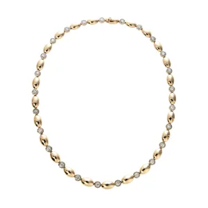 The Mary Pavé Diamond Station Line Necklace