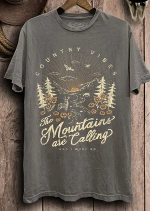 The Mountains Are Calling Tee