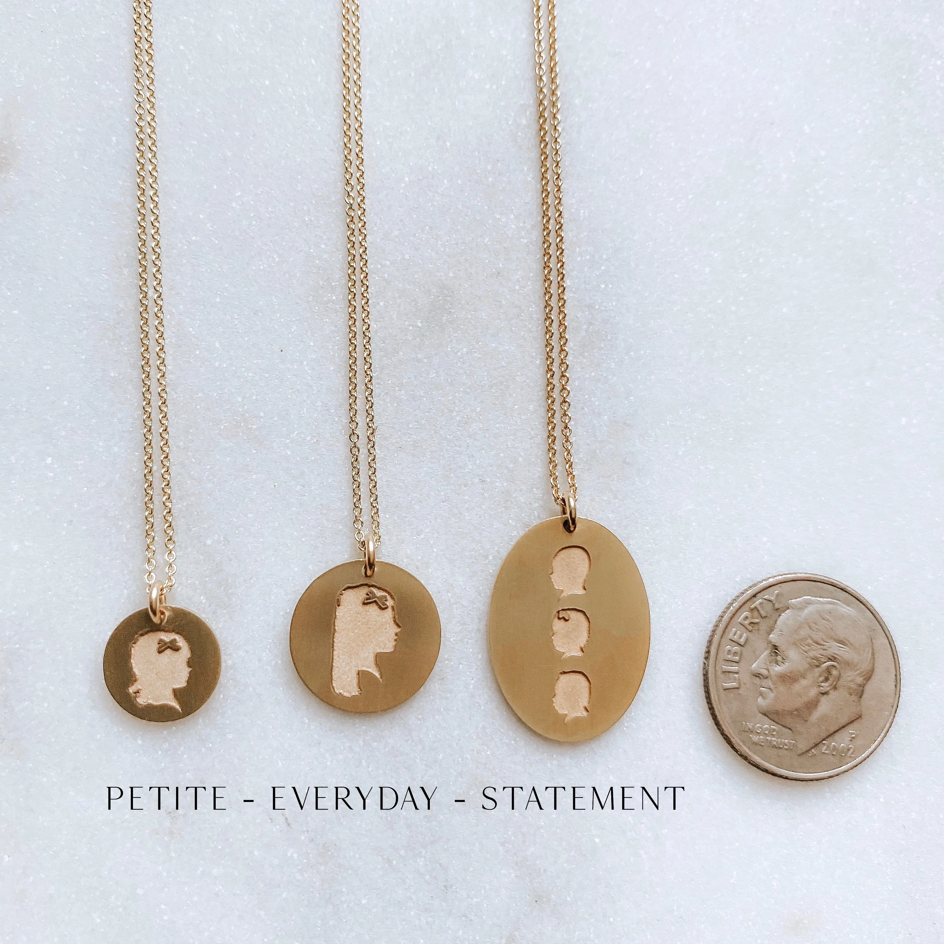 The Sterling Silver *Petite* Coin Necklace