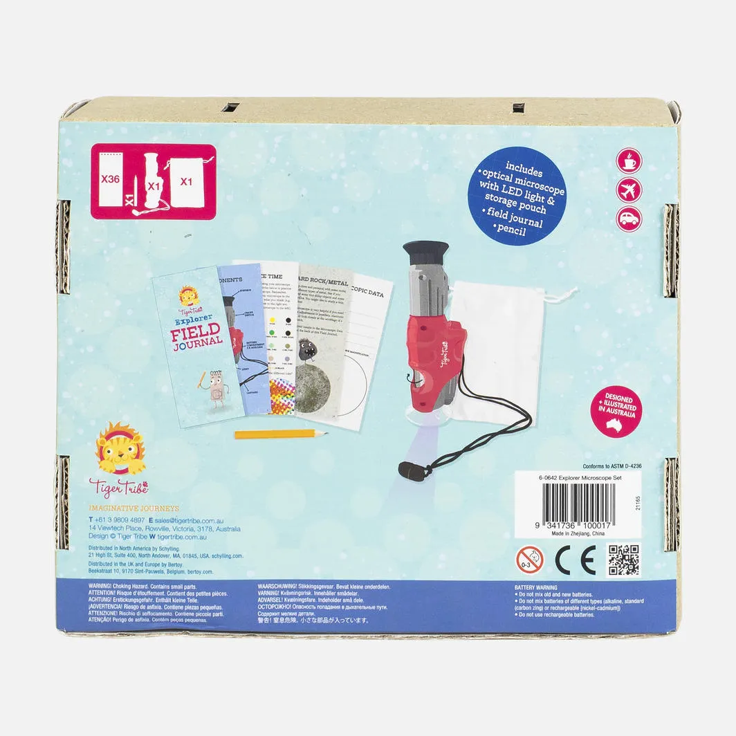 Tiger Tribe | Explorer Microscope Set