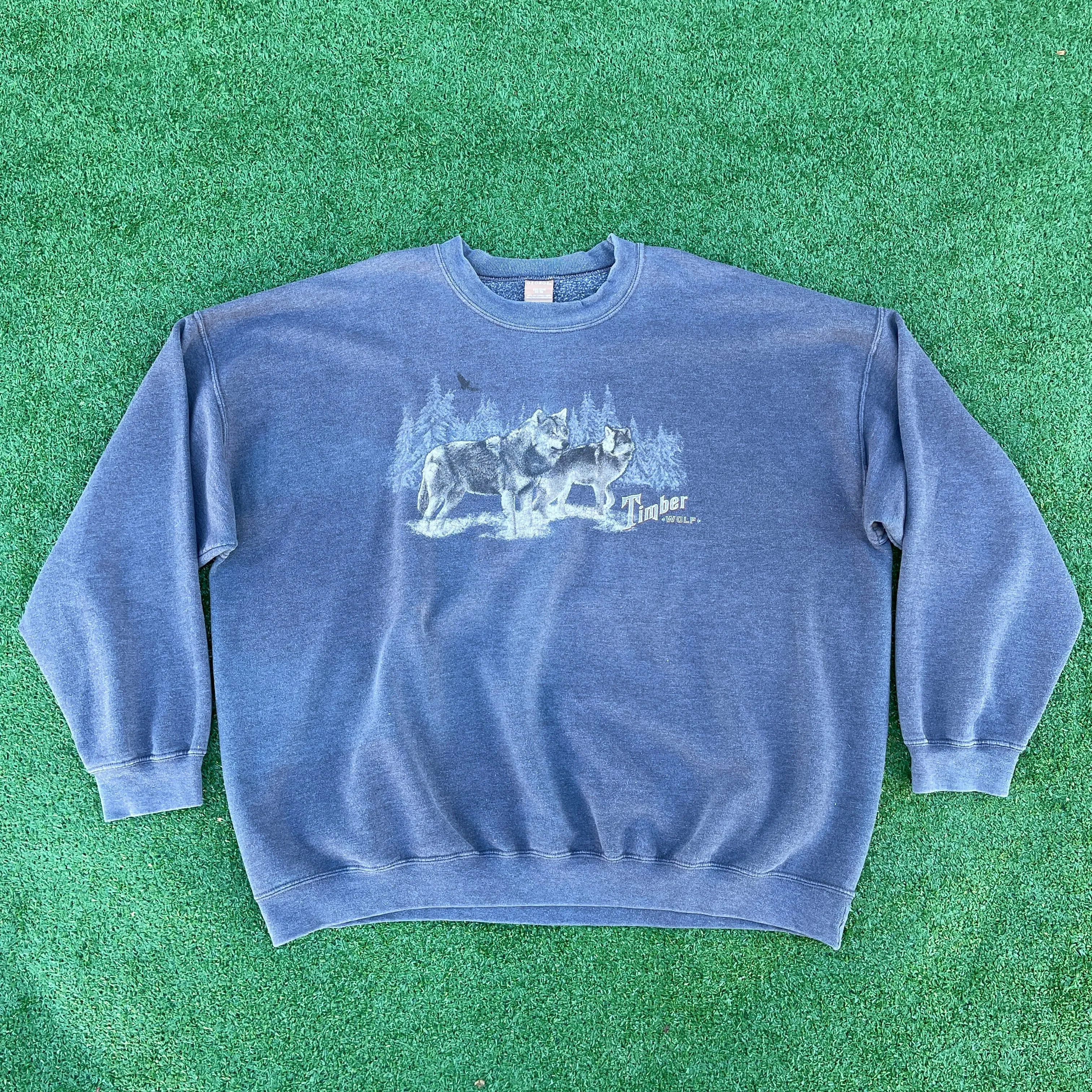 Timber Wolf Wilderness Crewneck