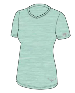 TKS WOMEN'S  MALIBU SUNSHIRT S/S SEA FOAM UV 50