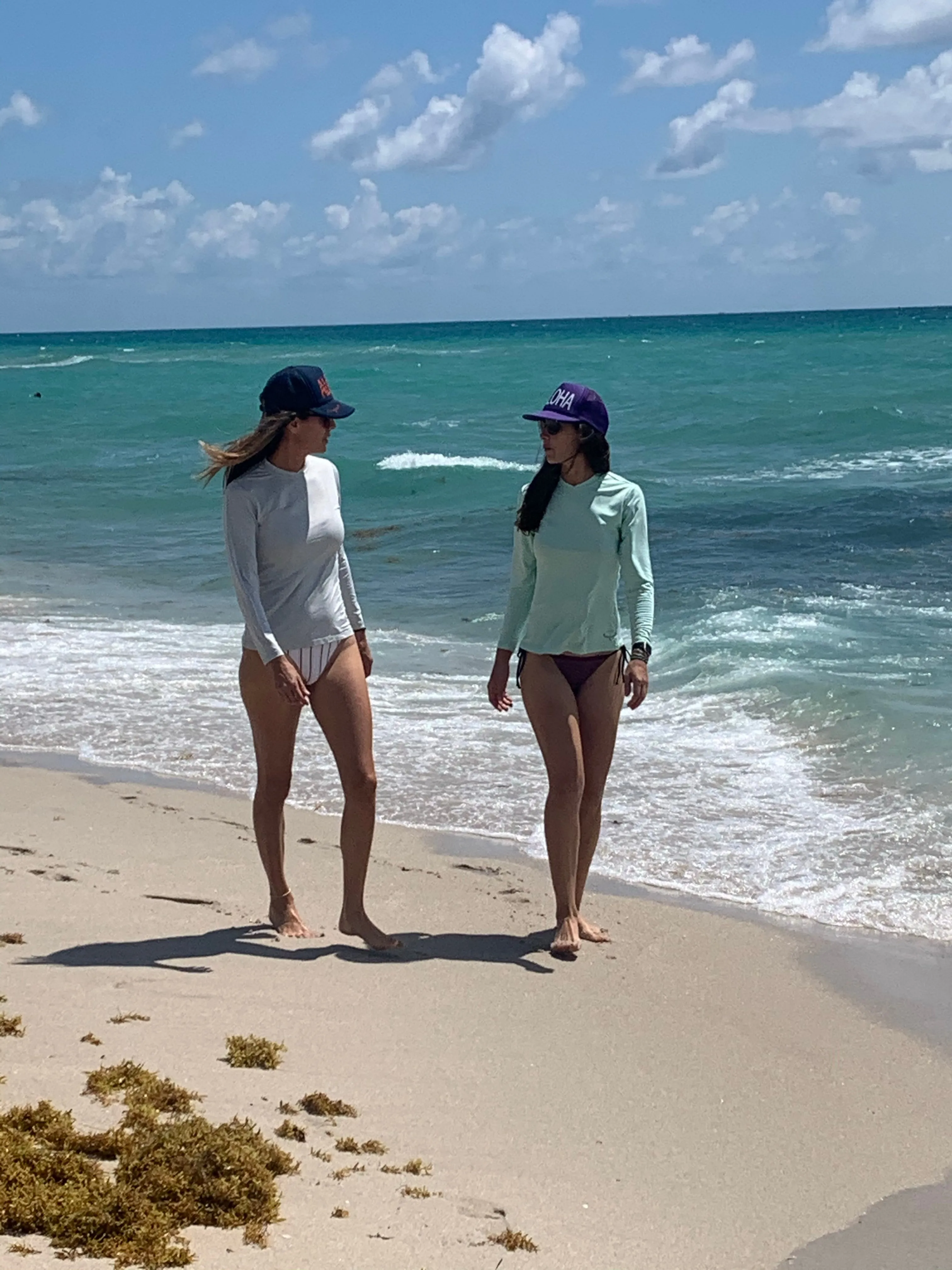 TKS WOMEN'S  MALIBU SUNSHIRT S/S SEA FOAM UV 50