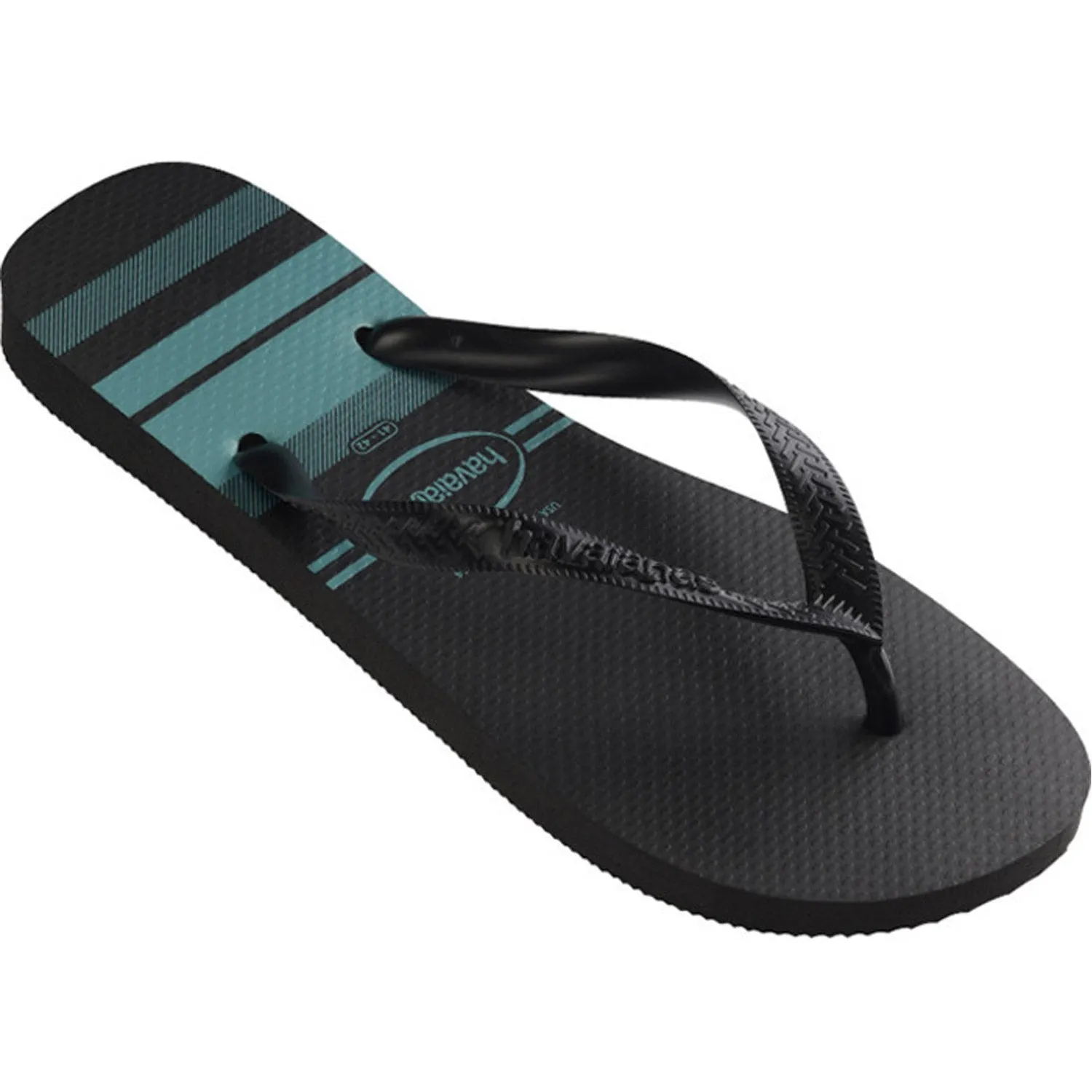 Top Basic Thongs Black