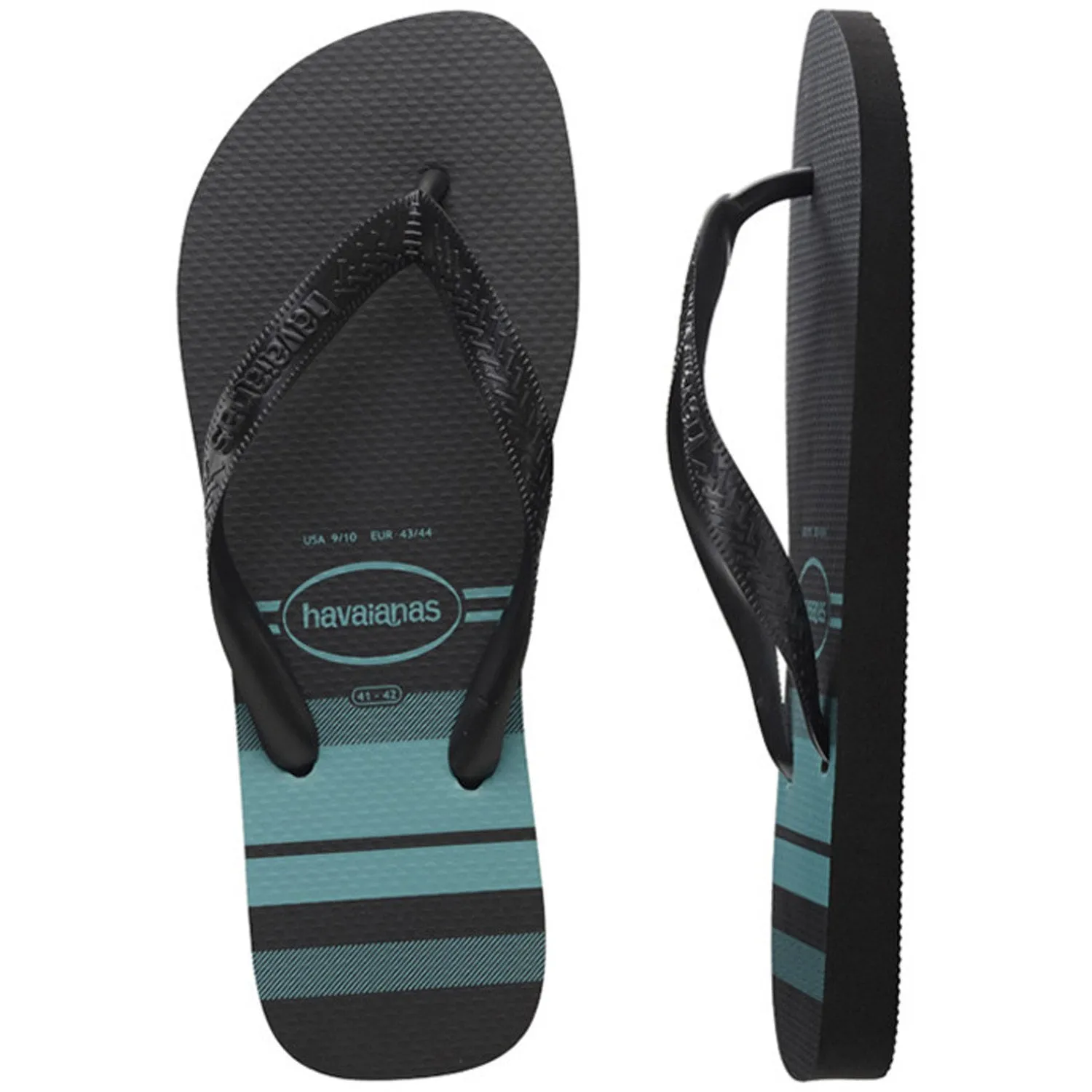Top Basic Thongs Black