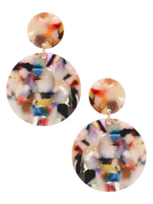 Tortoise Multicolor Drop Earrings