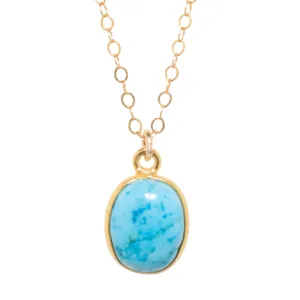 Turquoise Oval Necklace