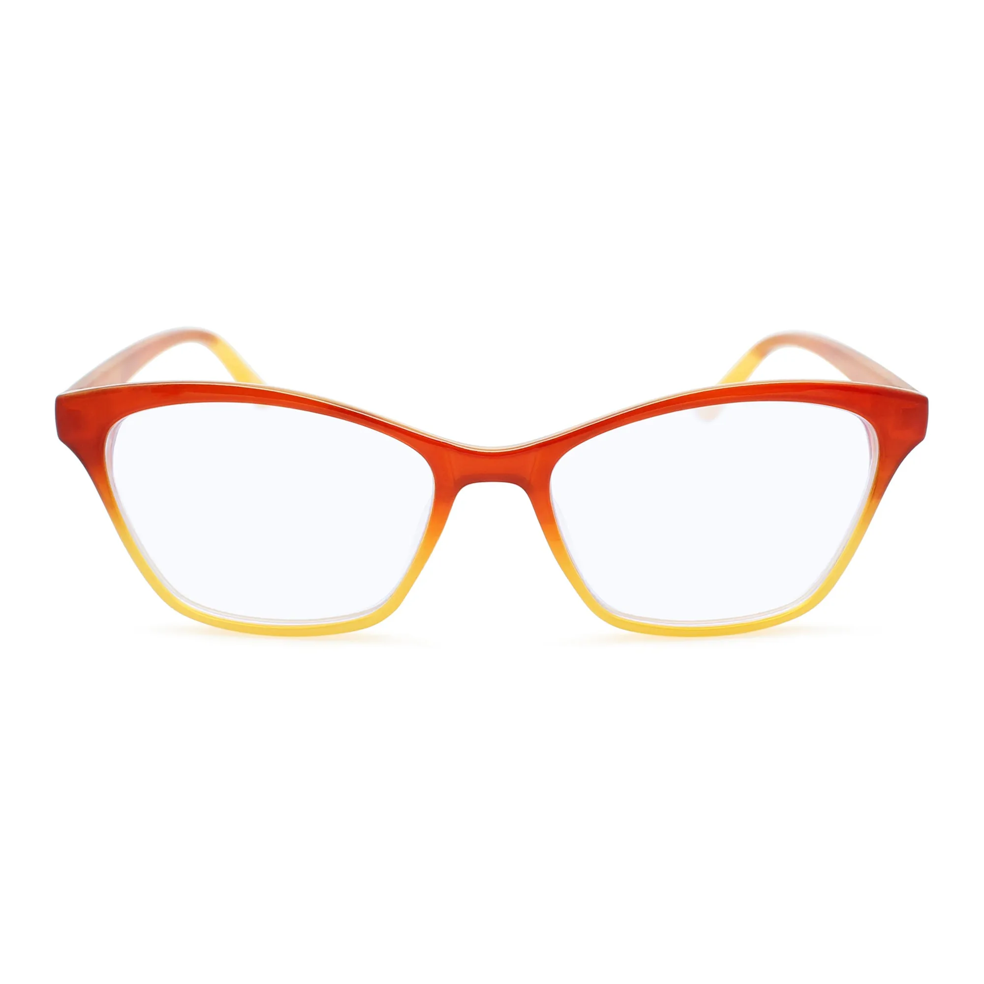 Two Tone Cat Eye Reading Glasses Women | R-898P
