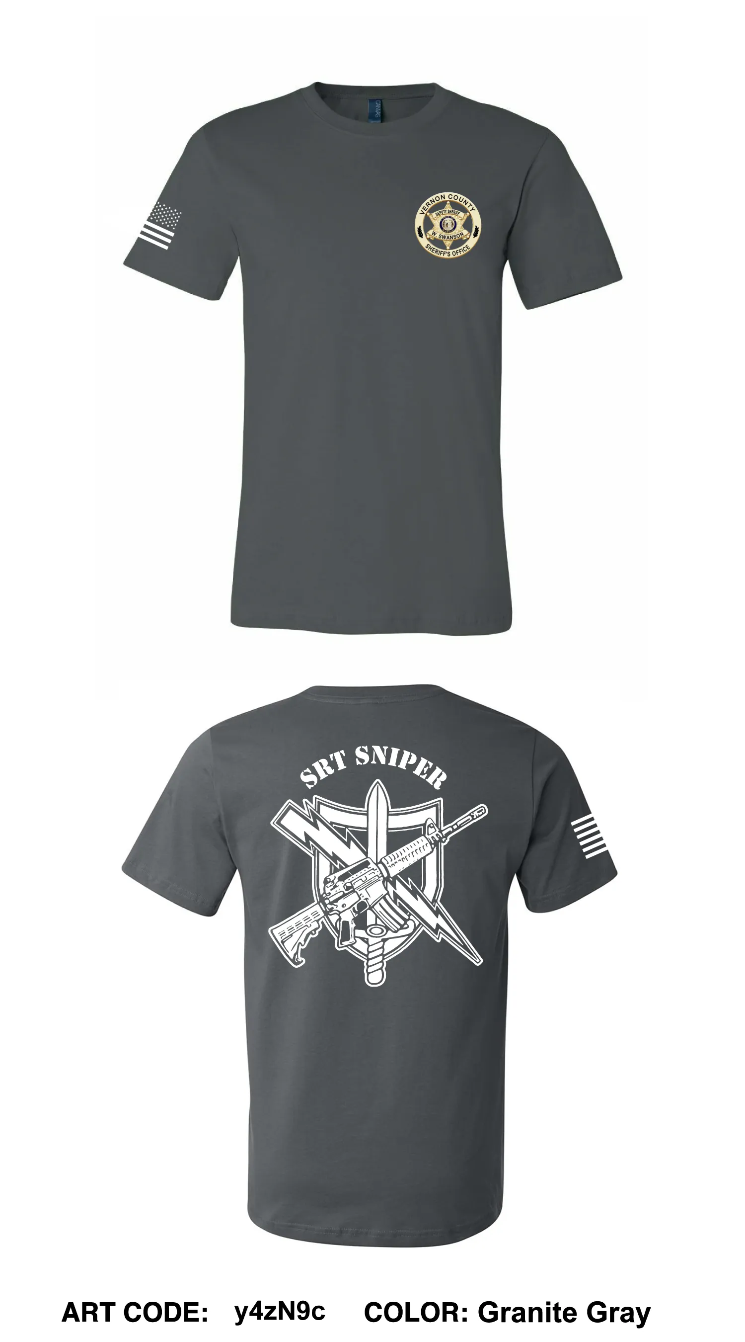 Vernon County SRT Comfort Unisex Cotton SS Tee - y4zN9c